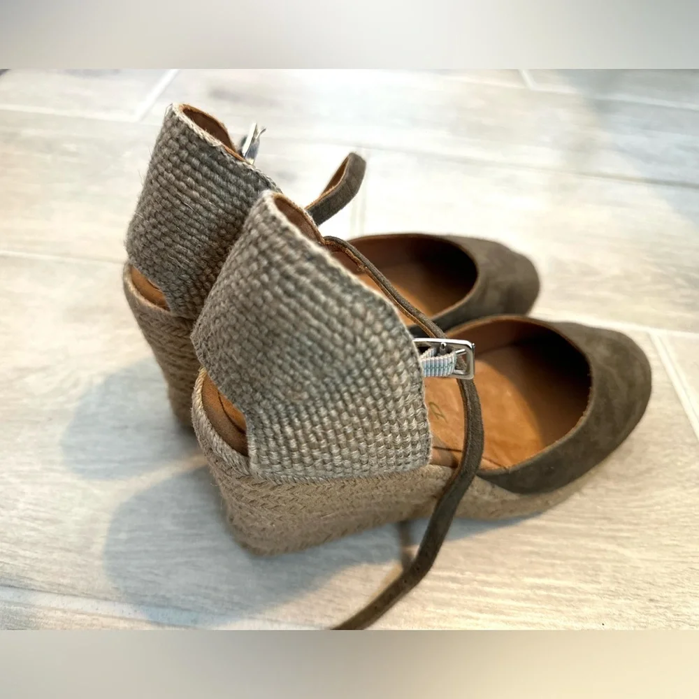New UNISA Size 38 High Wedge Espadrille Made In Spain - Picture 2 of 4